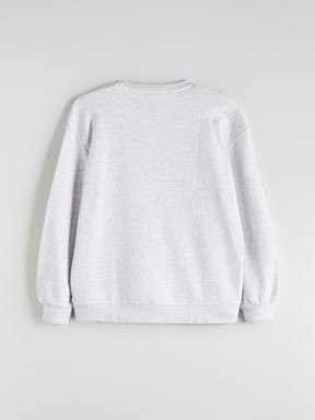 Sweatshirt AÇIK GRİ MELANJ