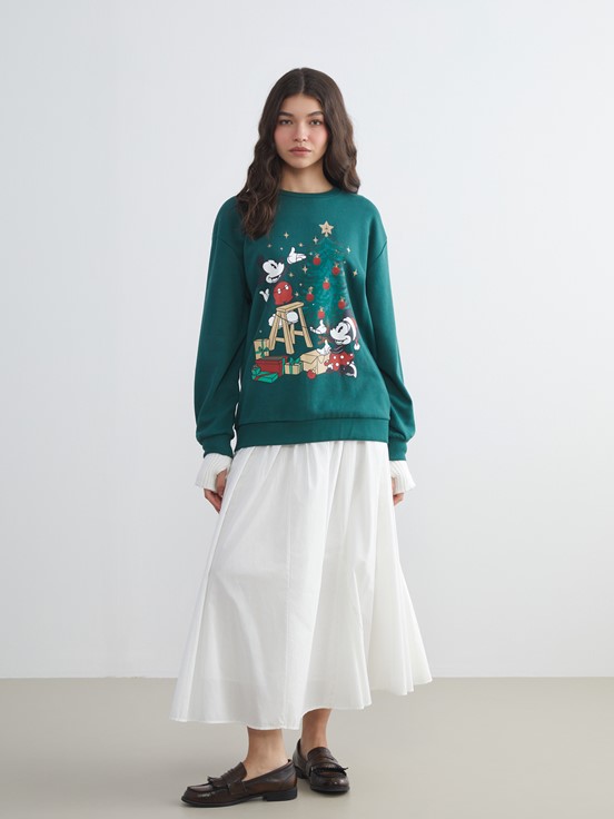 Sweatshirt KOYU YEŞİL