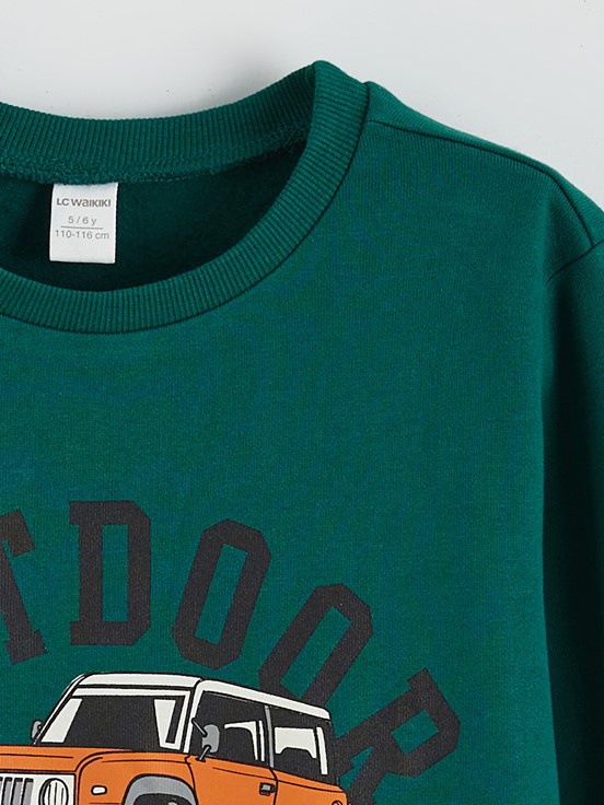 Sweatshirt ORTA YEŞİL