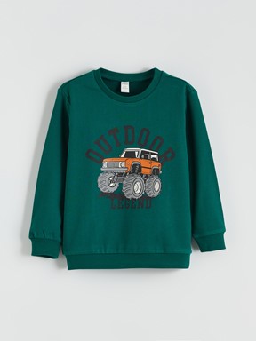 Sweatshirt ORTA YEŞİL