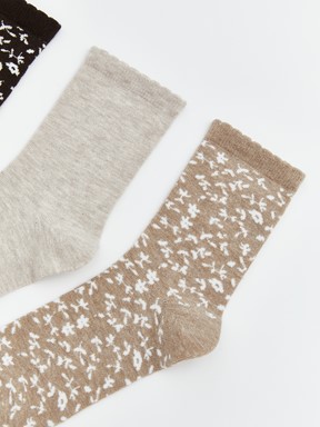 Soket Çorap AÇIK KAHVERENGİ
