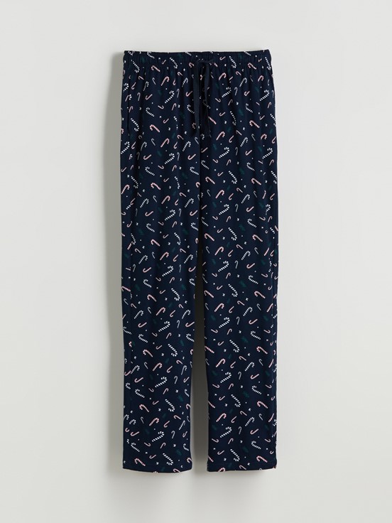 Pijama Alt LACİVERT BASKILI