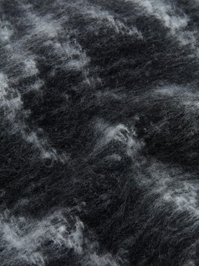 Atkı SİYAH BASKILI