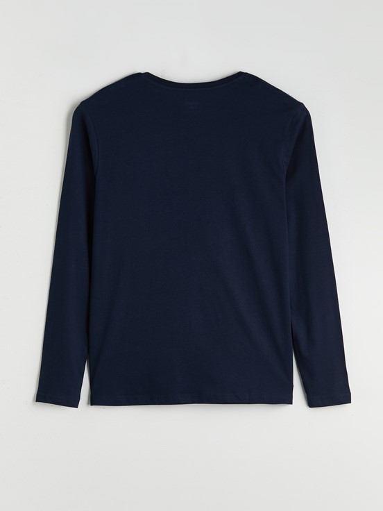 Pijama Takım LACİVERT BASKILI