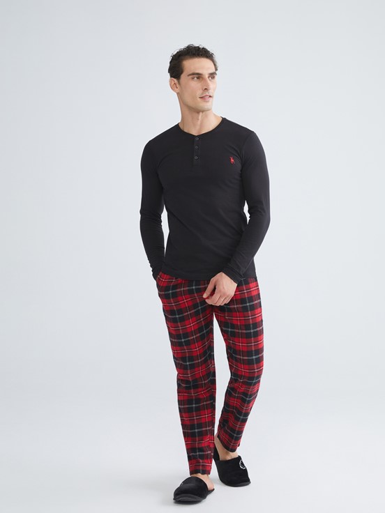 Pijama Takım KIRMIZI BASKILI