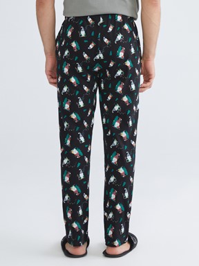 Pijama Alt SİYAH BASKILI
