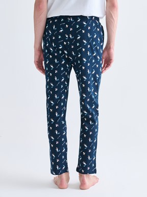 Pijama Alt LACİVERT BASKILI