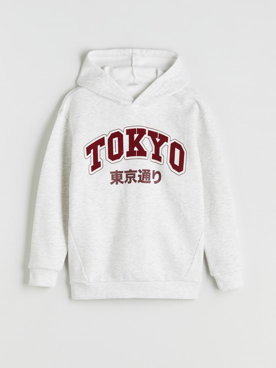 Sweatshirt AÇIK GRİ MELANJ