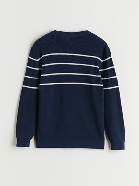 Kazak LACİVERT ÇİZGİLİ