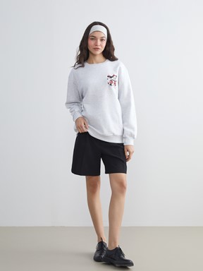 Sweatshirt AÇIK GRİ MELANJ