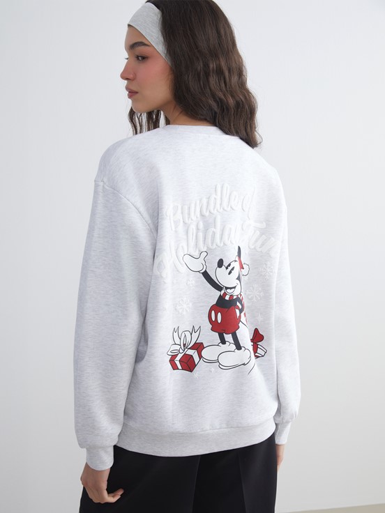 Sweatshirt AÇIK GRİ MELANJ