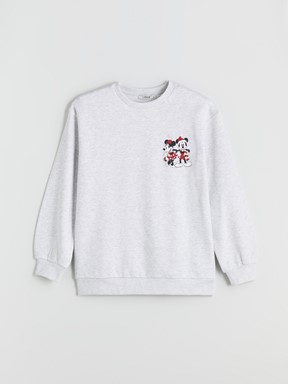 Sweatshirt AÇIK GRİ MELANJ