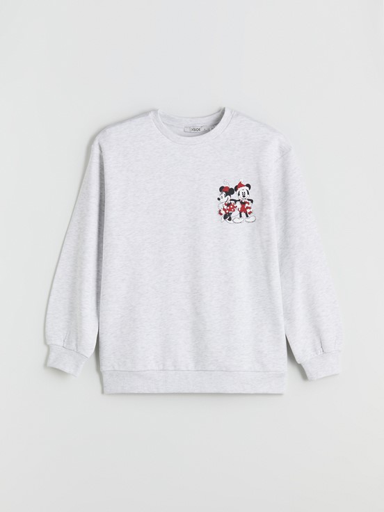 Sweatshirt AÇIK GRİ MELANJ