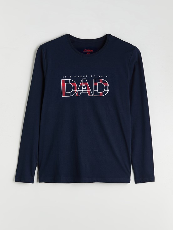 Pijama Takım LACİVERT BASKILI