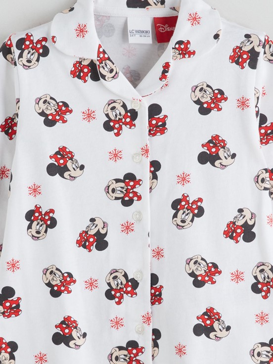 Pijama Takım BEYAZ BASKILI