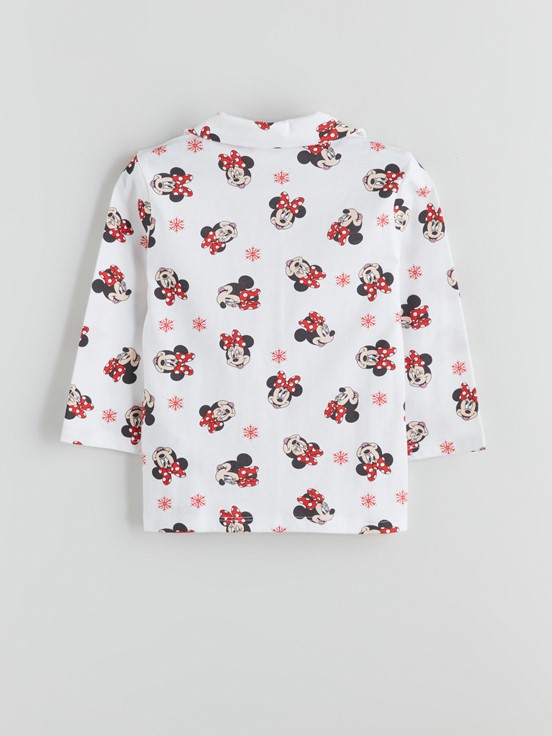 Pijama Takım BEYAZ BASKILI