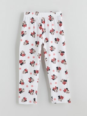 Pijama Takım BEYAZ BASKILI