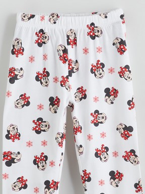 Pijama Takım BEYAZ BASKILI