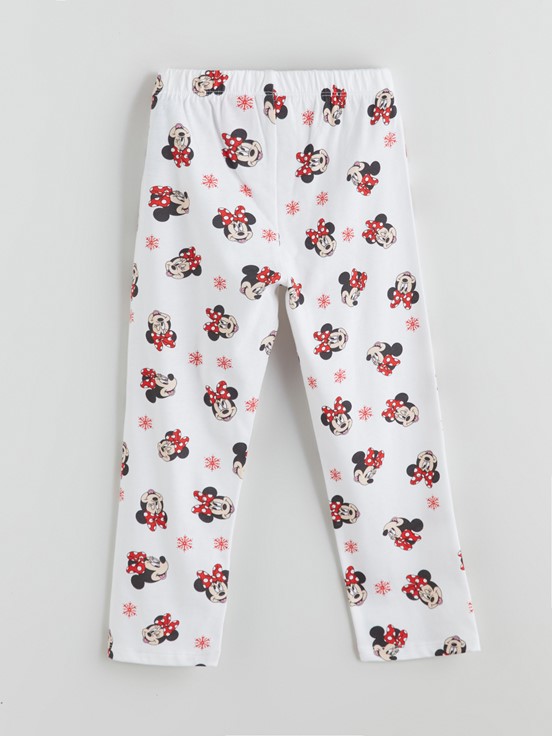 Pijama Takım BEYAZ BASKILI