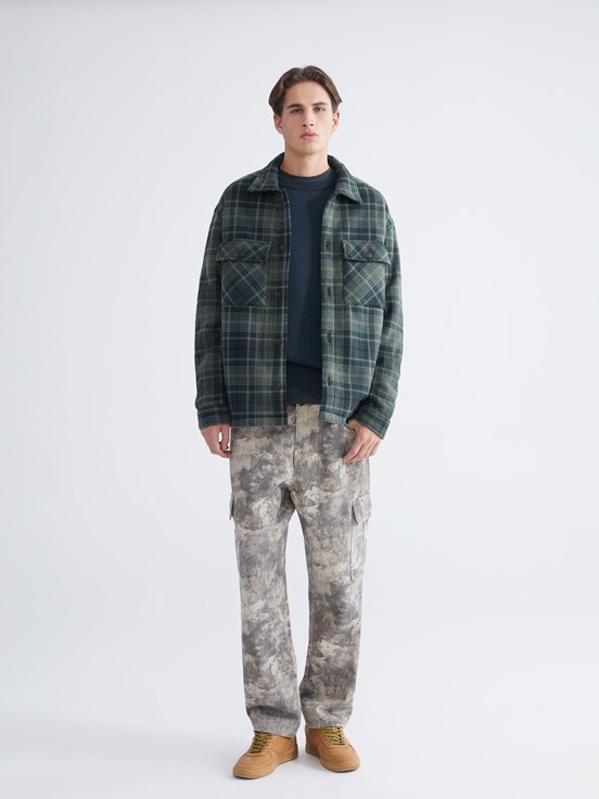 Gömlek Ceket YEŞİL EKOSELİ