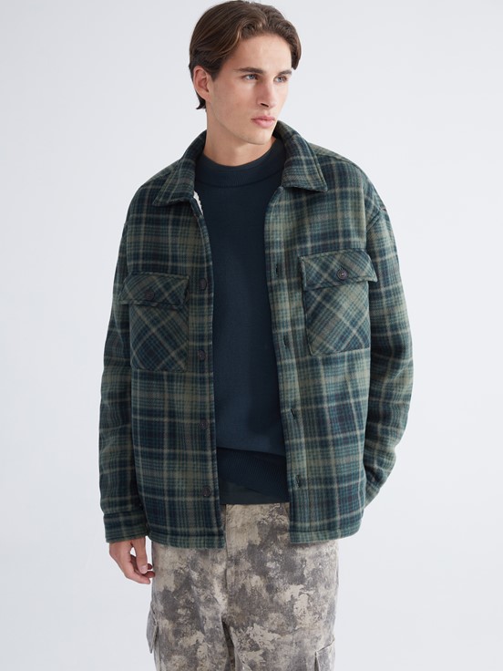 Gömlek Ceket YEŞİL EKOSELİ