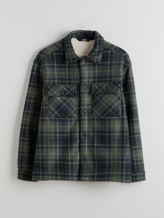 Gömlek Ceket YEŞİL EKOSELİ