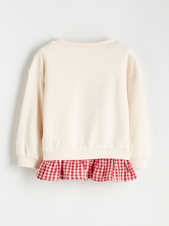Sweatshirt KREM RENGİ