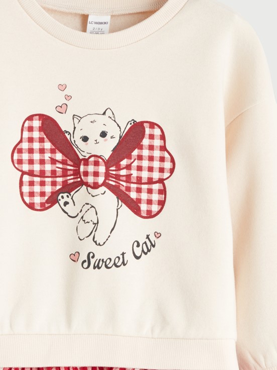 Sweatshirt KREM RENGİ
