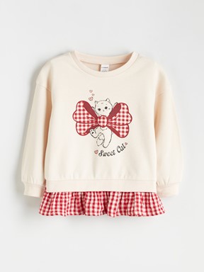 Sweatshirt KREM RENGİ