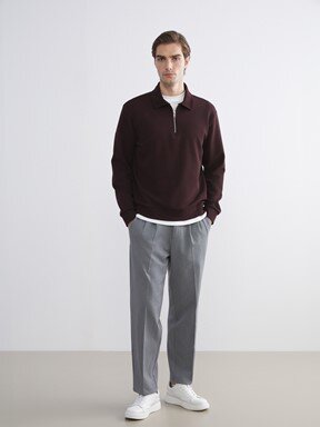 Sweatshirt KOYU KAHVERENGİ