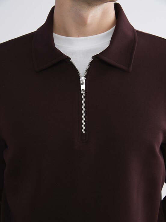 Sweatshirt KOYU KAHVERENGİ