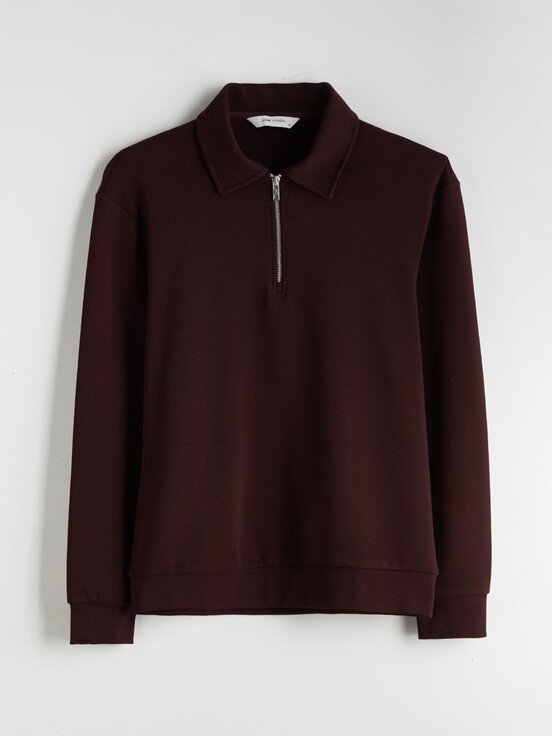 Sweatshirt KOYU KAHVERENGİ