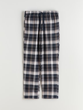 Pijama Takım LACİVERT EKOSELİ