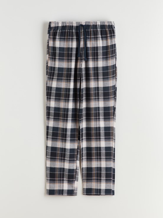 Pijama Takım LACİVERT EKOSELİ