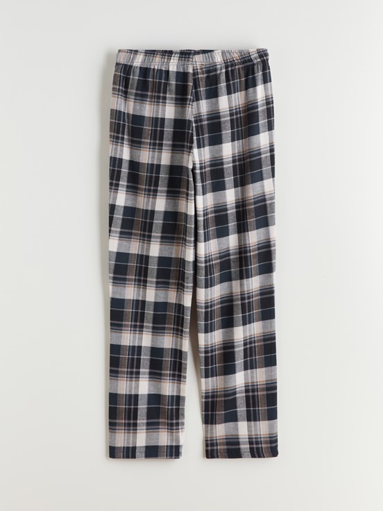 Pijama Takım LACİVERT EKOSELİ