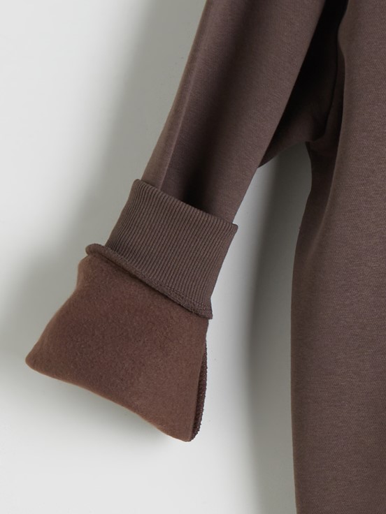 Sweatshirt KAHVERENGİ