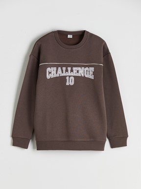 Sweatshirt KAHVERENGİ