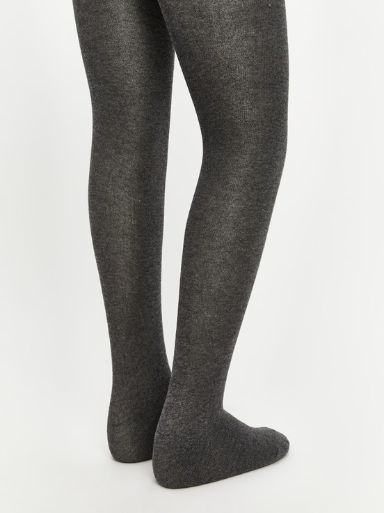 Külotlu Çorap KOYU GRİ MELANJ