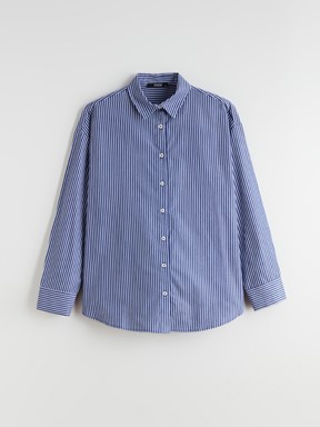 Gömlek LACİVERT ÇİZGİLİ
