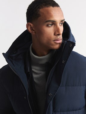 Şişme Mont LACİVERT