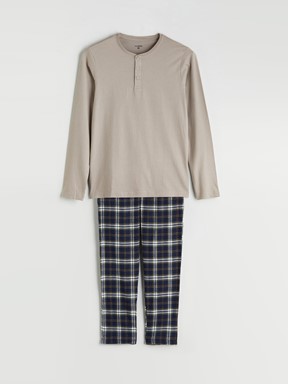 Pijama Takım YEŞİL EKOSELİ