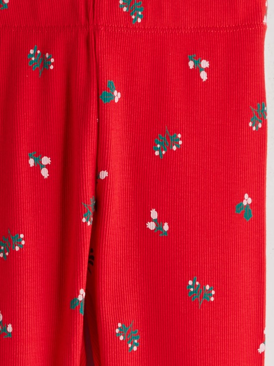 Pijama Takım BEJ BASKILI