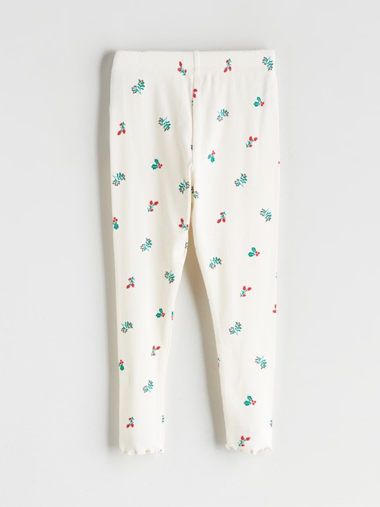 Pijama Takım BEJ BASKILI