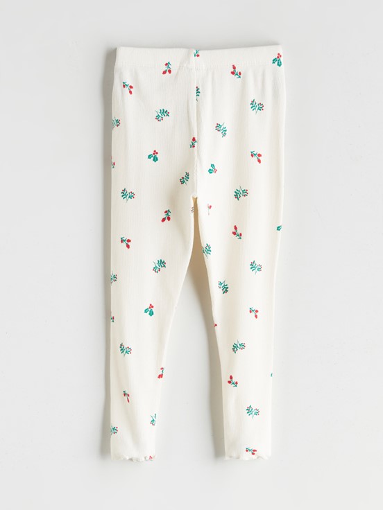 Pijama Takım BEJ BASKILI