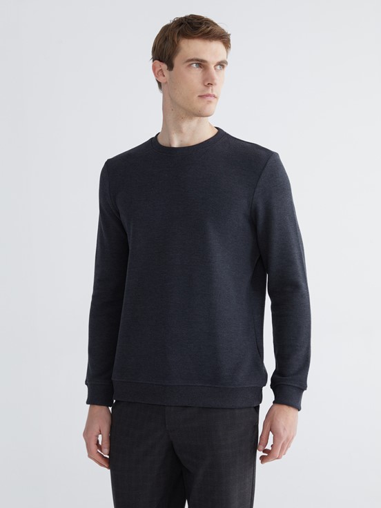 Sweatshirt ANTRASİT MELANJ