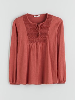 Bluz KOYU KAHVERENGİ