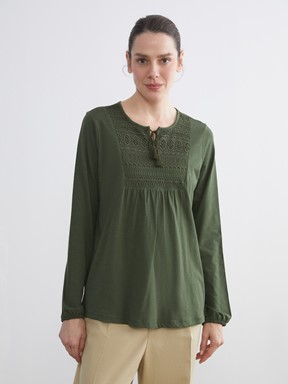 Bluz KOYU KAHVERENGİ