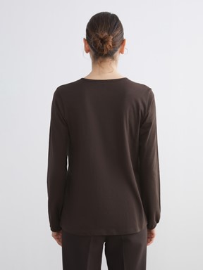 Bluz KOYU KAHVERENGİ