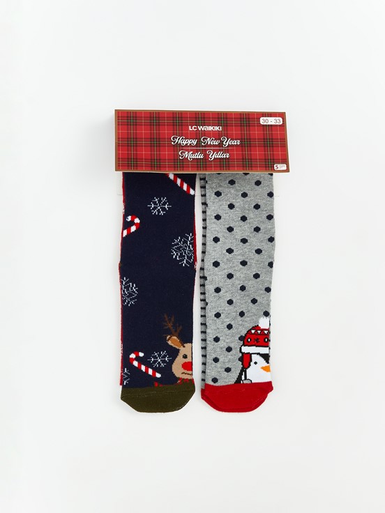 Soket Çorap KARIŞIK RENK İPLİĞİ BOYALI