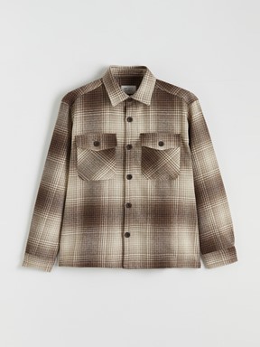 Gömlek Ceket GRİ EKOSELİ